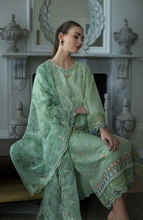 Sobia_Nazir - Luxury Lawn By Sobia Nazir'24 Unstitched 3 Piece Summer Collection - aubranz.com