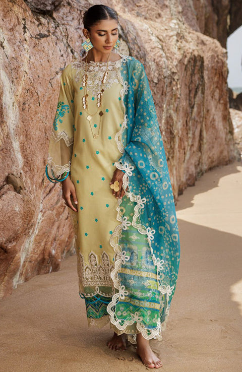 Charizma - Sheen Lawn'25 By Charizma Embroidered Suits Unstitched 3 Piece - Summer Collection - aubranz.com
