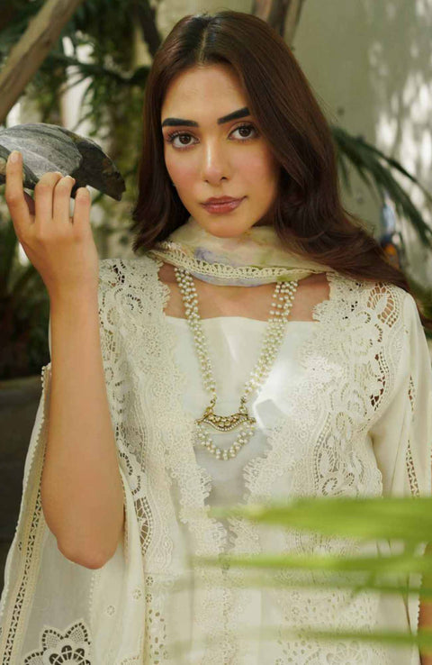 Manara - Manara Luxury Lawn'24 By Manara Lawn Suit Unstitched 3 Piece Summer Collection - aubranz.com
