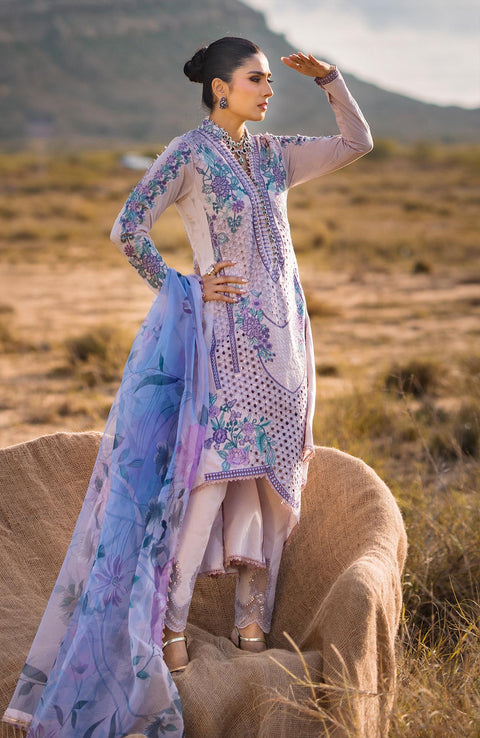 Alzohaib - Mahiymaan Luxury Lawn'24 By Al-Zohaib - aubranz.com