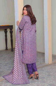 Abtextiles - Meerub Ikat Vol 2 Wrinkle Free Collection'25 By Ab Textile Embroidered Lawn Suit Unstitched 3 Piece - Summer Collection - aubranz.com
