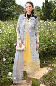 Sable Vogue - Luxury By Sable Vogue Lawn Suit'24 Unstitched 3 Piece Summer Collection - aubranz.com