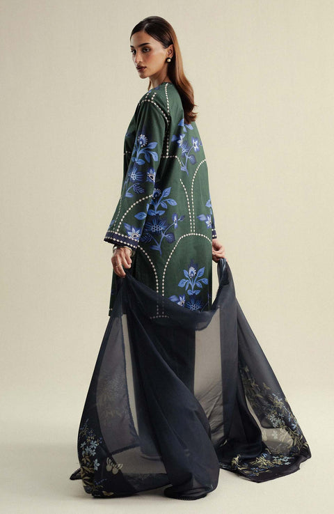 Zara_Shahjahan - Coco Prints'25 Vol-4 by Zara Shahjahan Printed Lawn Suits Unstitched 3 Piece - Summer Collection - aubranz.com