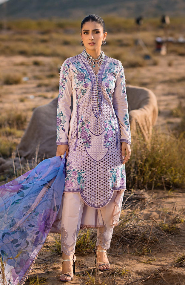 Alzohaib - Mahiymaan Luxury Lawn'24 By Al-Zohaib - aubranz.com