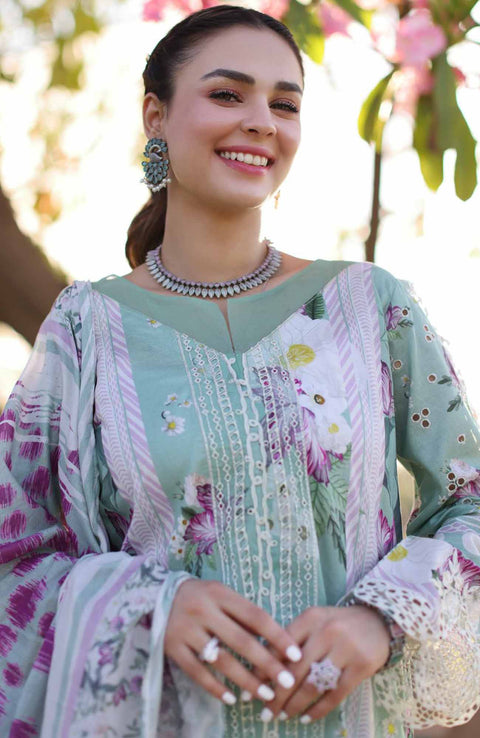 Elaf - Elaf Print Chikankari'24 By Elaf Embroidered Suit Unstitched 3 Piece Summer Collection - aubranz.com