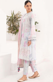Jazmin - Delia By Jazmin Embroidered Lawn Suits'24 Unstitched 3 Piece Summer Collection - aubranz.com