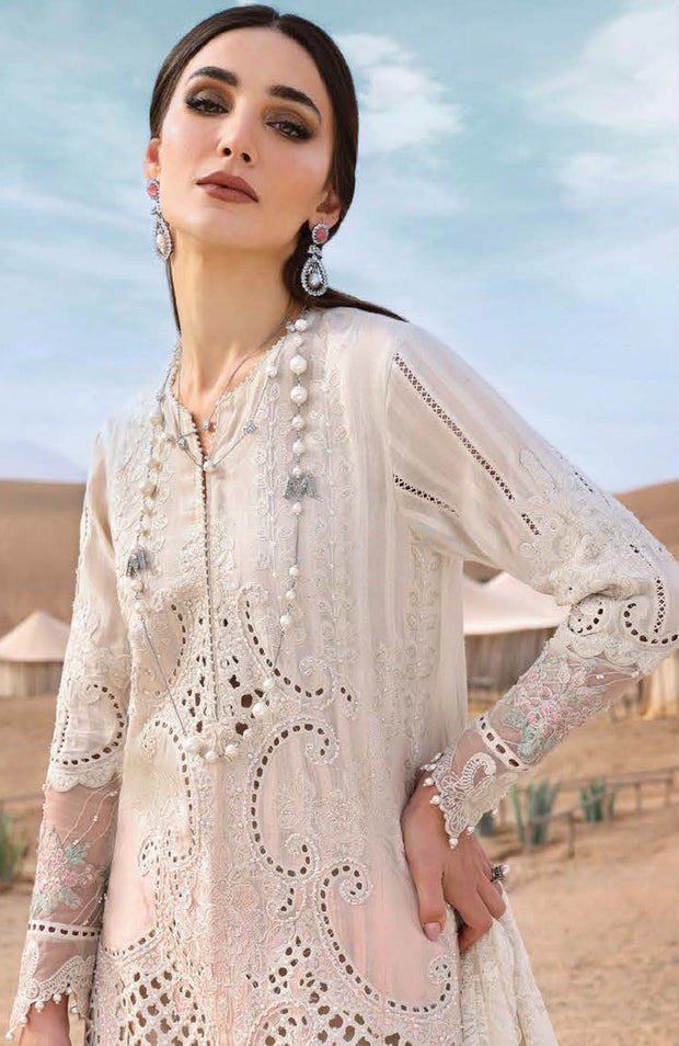Mariab - Maria B Voyage a'Luxe x Morocco Luxury Lawn'25 Embroidered Suits Unstitched 3 Piece - Summer Collection - aubranz.com