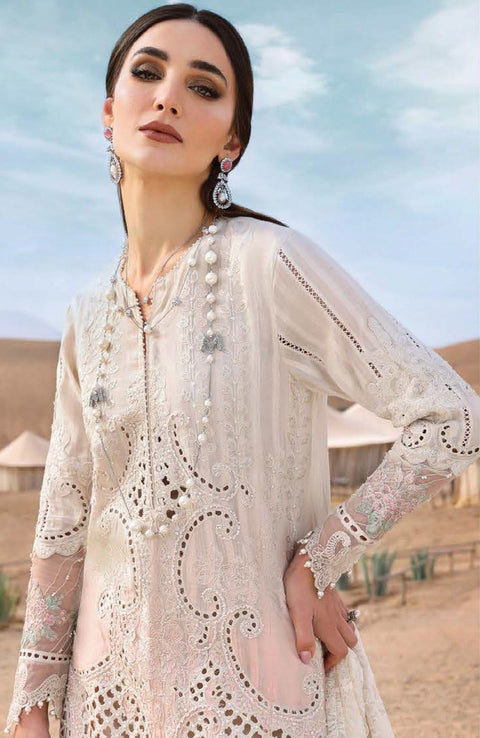 Mariab - Maria B Voyage a'Luxe x Morocco Luxury Lawn'25 Embroidered Suits Unstitched 3 Piece - Summer Collection - aubranz.com