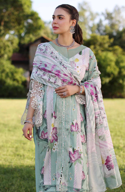Elaf - Elaf Print Chikankari'24 By Elaf Embroidered Suit Unstitched 3 Piece Summer Collection - aubranz.com