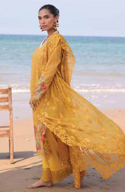 Imrozia - Hania Luxury Lawn'25 By Imrozia Embroidered Suit Unstitched 3 Piece - Summer Collection - aubranz.com