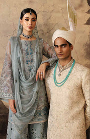Flossie - Mehak Formals'24 By Flossia Unstitched 3 Piece Wedding formal Collection - aubranz.com