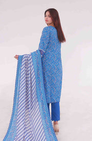 Abtextiles - Meerub Ikat Vol 2 Wrinkle Free Collection'25 By Ab Textile Embroidered Lawn Suit Unstitched 3 Piece - Summer Collection - aubranz.com