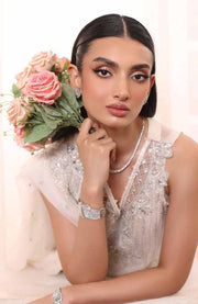 Sadiaasad - De Luxe'24 Noor By Saadia asad Embroidered Chiffon Suit Unstitched 3 Piece - aubranz.com