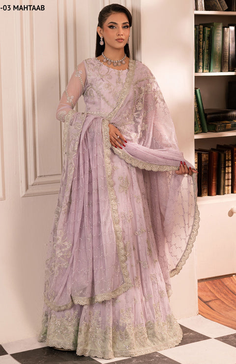 Zarif - INAYAT FORMALS'24 BY ZARIF EMBROIDERED SUITS UNSTITCHED 3 PIECE - FORMAL COLLECTION - aubranz.com