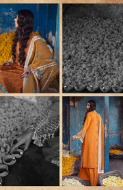 Sahane - Sahakari By Sahane Embroidered Lawn Suit Unstitched 3 Piece SHNSK24L02 Luxury Lawn - aubranz.com