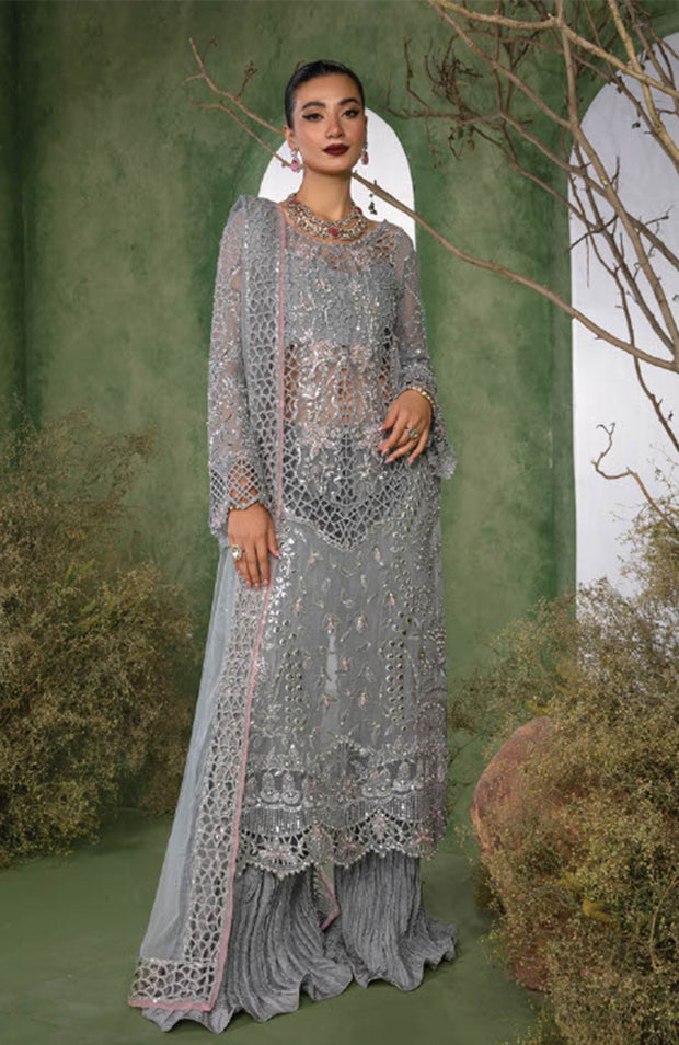 Rangrasiya - Chatoyer By Rang Rasiya Embroidered Suit Unstitched 4 Piece - aubranz.com