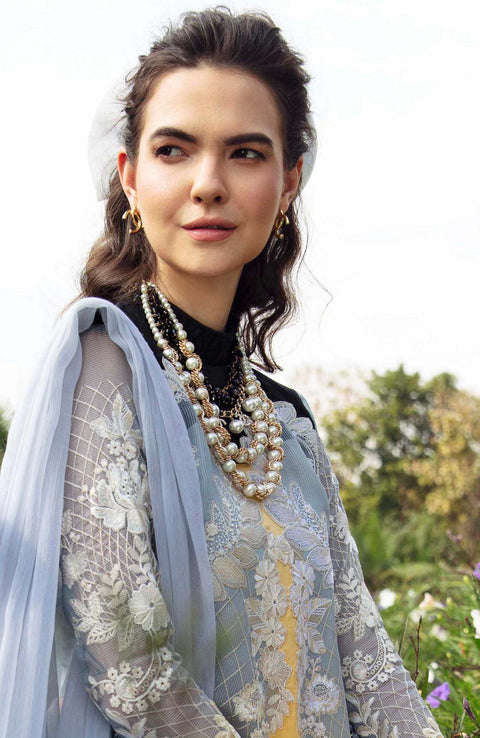 Sable Vogue - Luxury By Sable Vogue Lawn Suit'24 Unstitched 3 Piece Summer Collection - aubranz.com