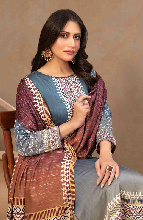 Tawakkalfabrics - SATEEN COTTON SATAN'24 BY TAWAKKAL UNSTITCHED 3 PIECE SUMMER COLLECTION - aubranz.com