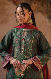 Xenia - Rumi Luxe'25 By Xenia Embroidered Chiffon Suit Unstitched 3 piece - Formal Collection - aubranz.com