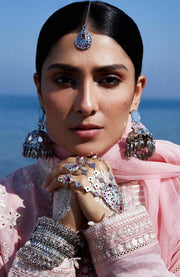 Zara_Shahjahan - Lawn Unstitched'24 By Zara Shahjahan Embroidered Lawn Suit Unstitched 3 Piece LUZS24L 1A - Summer Collection - aubranz.com