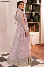 Zarif - INAYAT FORMALS'24 BY ZARIF EMBROIDERED SUITS UNSTITCHED 3 PIECE - FORMAL COLLECTION - aubranz.com