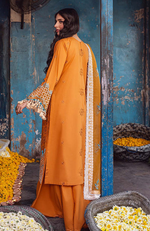 Sahane - Sahakari By Sahane Embroidered Lawn Suit Unstitched 3 Piece SHNSK24L02 Luxury Lawn - aubranz.com