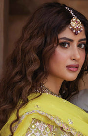 Qalamkar - Qalamkar shadmani raw silk'24 embroidered suits unstitched 3 piece - festive collection - aubranz.com