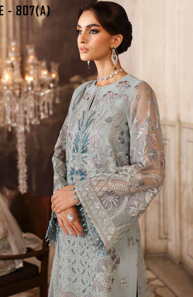 Flossie - Mehak Formals'24 By Flossia Unstitched 3 Piece Wedding formal Collection - aubranz.com