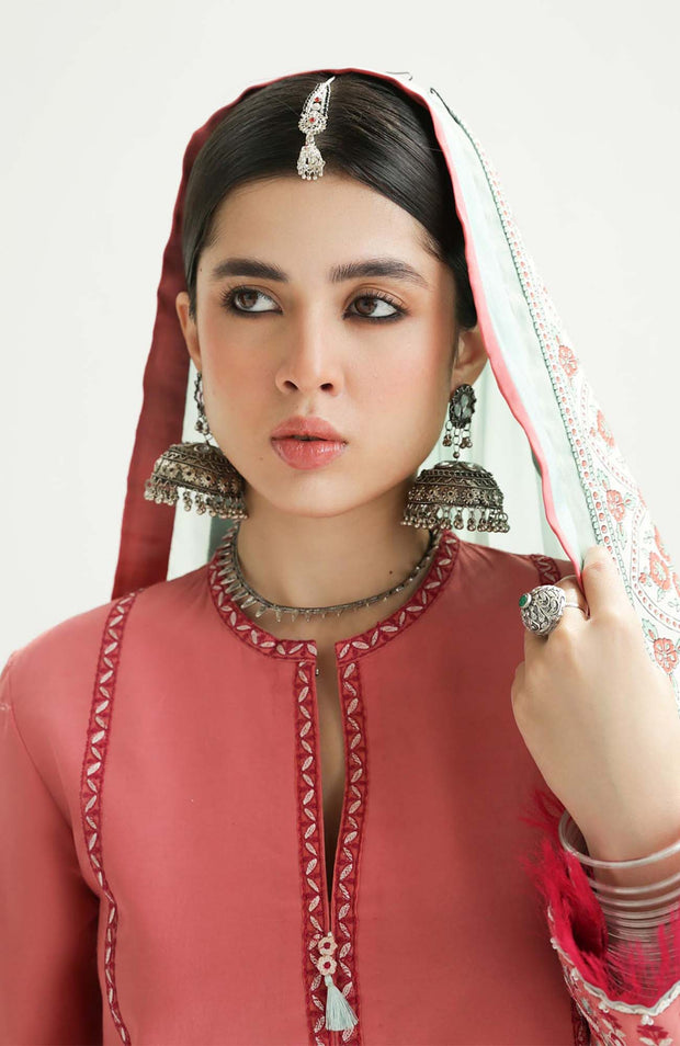 Zara_Shahjahan - Lawn Unstitched'24 By Zara Shahjahan Embroidered Lawn Suit Unstitched 3 Piece LUZS24L 1A - Summer Collection - aubranz.com