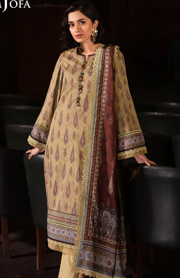 Asimjofa - Asim Jofa Lawn'25 Printed Suits Unstitched 3 Piece - Summer Collection - aubranz.com