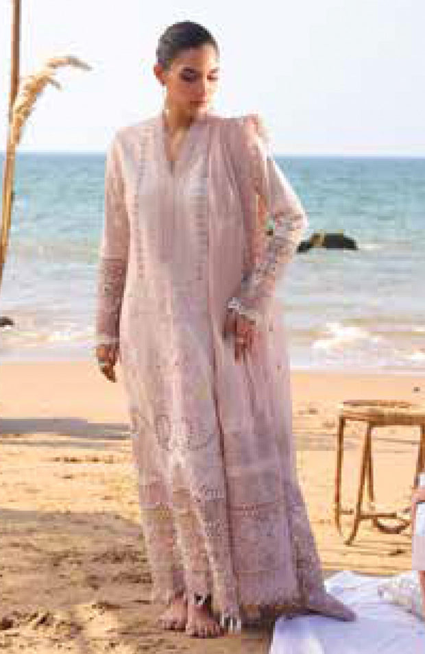 Imrozia - Hania Luxury Lawn'25 By Imrozia Embroidered Suit Unstitched 3 Piece - Summer Collection - aubranz.com