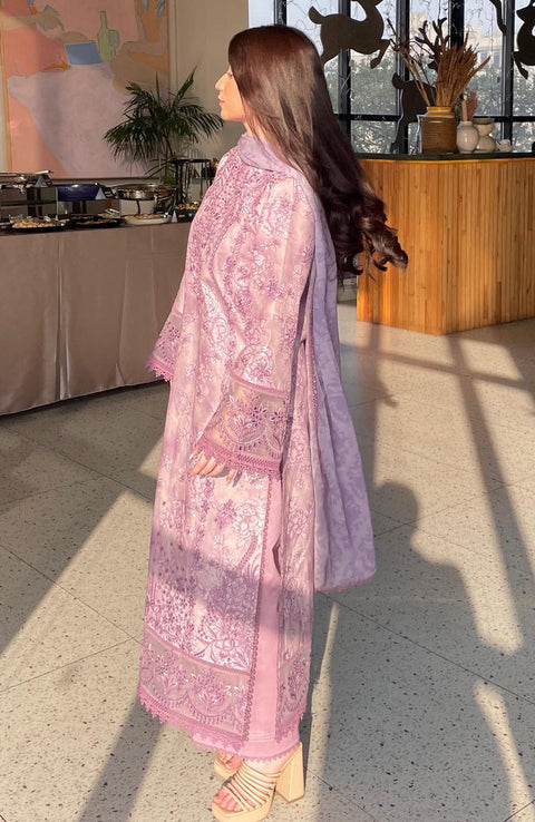 Afrozeh - Floral Charm'25 by Afrozeh Embroidered Lawn Suits Unstitched 3 Piece - Summer Collection - aubranz.com