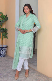 Abtextiles - Meerub Ikat Vol 2 Wrinkle Free Collection'25 By Ab Textile Embroidered Lawn Suit Unstitched 3 Piece - Summer Collection - aubranz.com