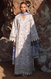 Afrozeh - Summer Together Lawn'25 by Afrozeh Embroidered Suits Unstitched 3 Piece - Summer Collection - aubranz.com