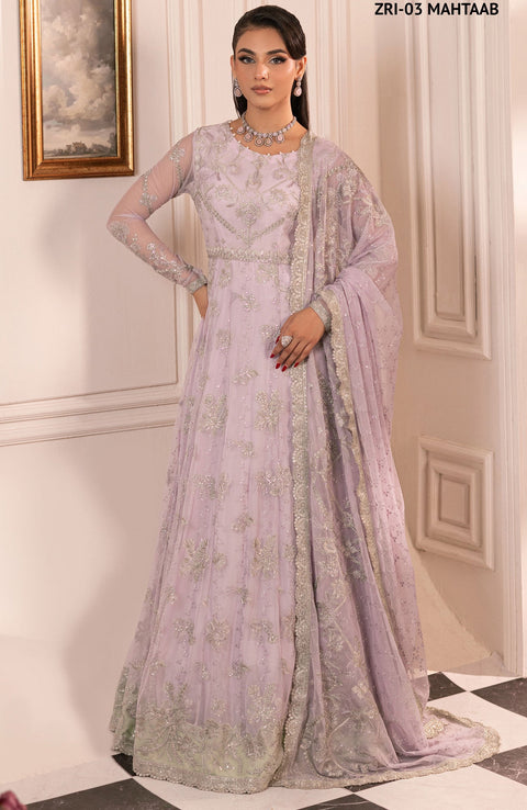 Zarif - INAYAT FORMALS'24 BY ZARIF EMBROIDERED SUITS UNSTITCHED 3 PIECE - FORMAL COLLECTION - aubranz.com