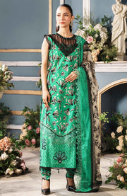 Alzohaib - Printkari Cutwork Applique Embroidered'24 By Al Zohaib Unstitched Cambric 3 Piece Suits Winter Collection - aubranz.com