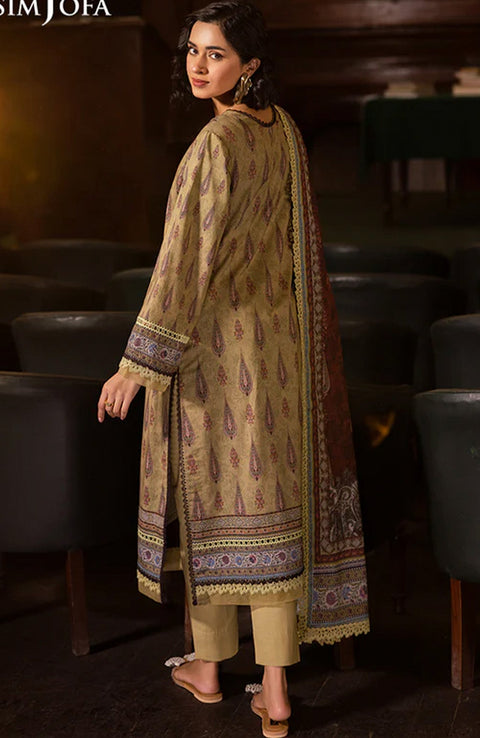 Asimjofa - Asim Jofa Lawn'25 Printed Suits Unstitched 3 Piece - Summer Collection - aubranz.com