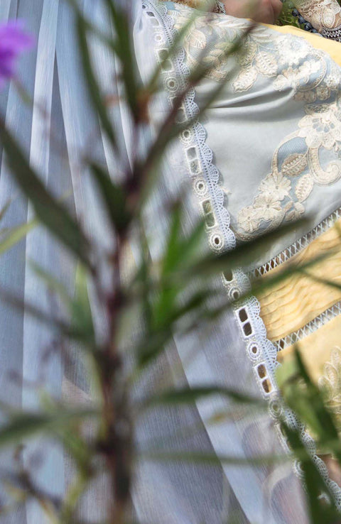 Sable Vogue - Luxury By Sable Vogue Lawn Suit'24 Unstitched 3 Piece Summer Collection - aubranz.com