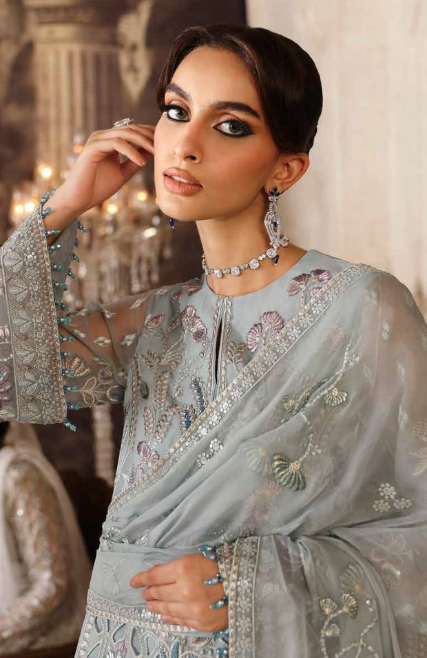 Flossie - Mehak Formals'24 By Flossia Unstitched 3 Piece Wedding formal Collection - aubranz.com