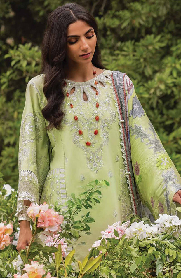 Sadaffawadkhan - Siraa Lawn'24 Vol-II By Sadaf Fawad Khan Lawn Suit Unstitched 3 Piece summer Collection - aubranz.com
