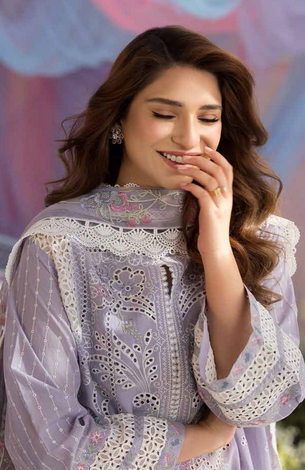 Sobia_Nazir - Sobia Nazir Luxury Lawn'25 Embroidered Suits Unstitched 3 Piece - Summer Collection - aubranz.com