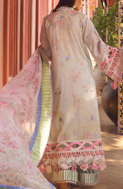 Annus Abrar - Neroli Luxury By Annus Abrar Lawn Suit'24 Unstitched 3 Piece Suit Summer Collection - aubranz.com