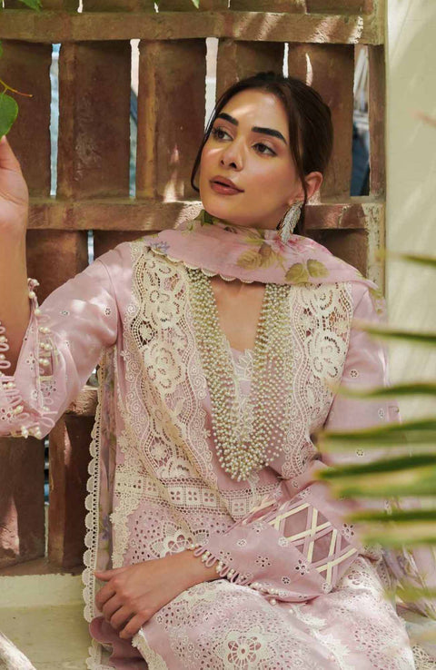 Manara - Manara Luxury Lawn'24 By Manara Lawn Suit Unstitched 3 Piece Summer Collection - aubranz.com