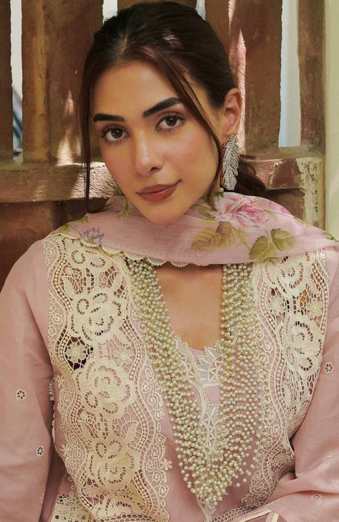 Manara - Manara Luxury Lawn'24 By Manara Lawn Suit Unstitched 3 Piece Summer Collection - aubranz.com