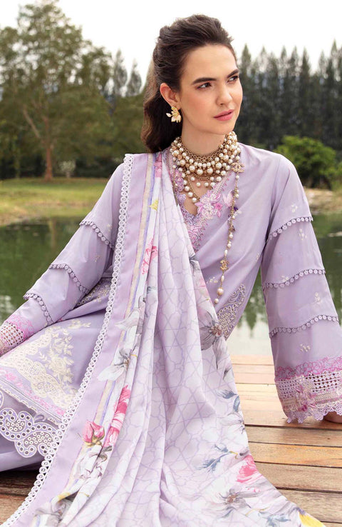 Sable Vogue - Luxury By Sable Vogue Lawn Suit'24 Unstitched 3 Piece Summer Collection - aubranz.com