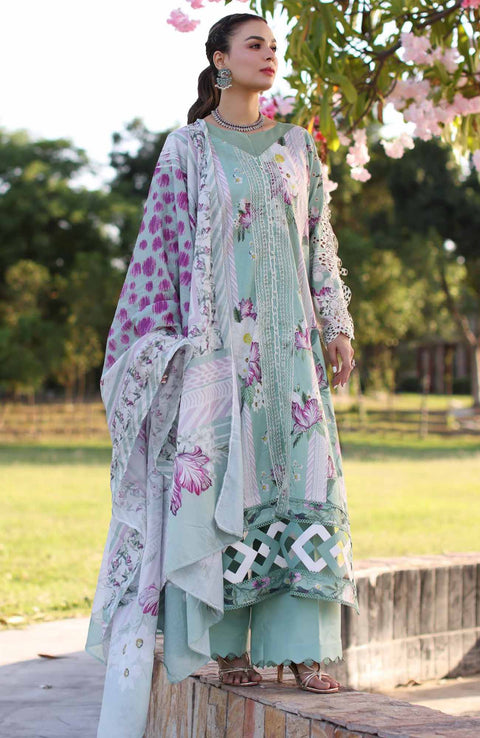 Elaf - Elaf Print Chikankari'24 By Elaf Embroidered Suit Unstitched 3 Piece Summer Collection - aubranz.com