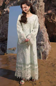 Imrozia - Hania Luxury Lawn'25 By Imrozia Embroidered Suit Unstitched 3 Piece - Summer Collection - aubranz.com