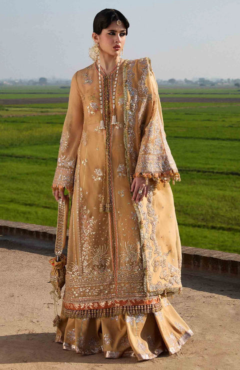 Hussainrehar - Darling by Hussain Rehar Embroidered Suit Unstitched 4 Piece - Festive Collection - aubranz.com