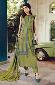 Mariab - M Prints Intermix Fall Edit'25 By Maria B Embroidered Cambric Suits Unstitched 3 Piece - Winter Collection - aubranz.com