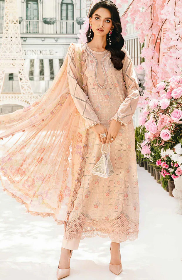 Mariab - MPrint Eid Edit'25 By Maria B Embroidered Lawn Suits Unstitched 3 Piece - Summer Collection - aubranz.com